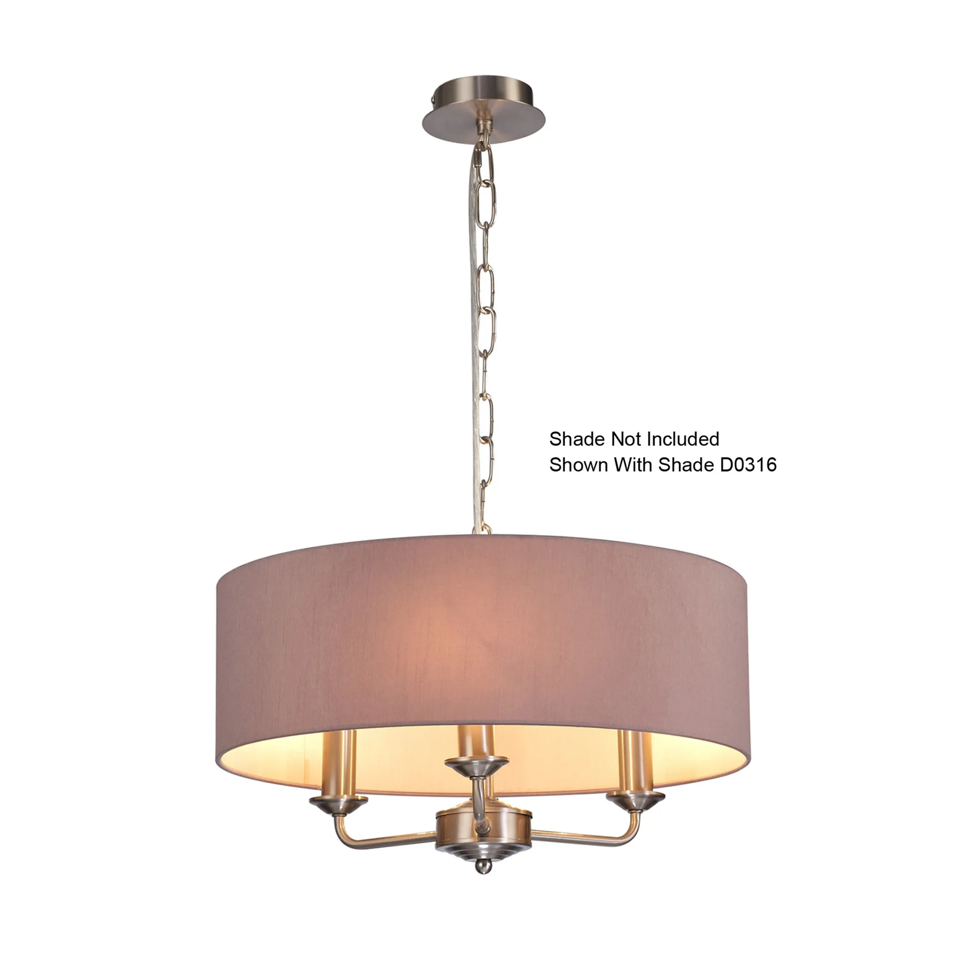 Banyan Pendant 3 Light Satin Nickel D0356  Deco Banyan